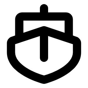 Boat Bold Icon from Phosphor Bold Set