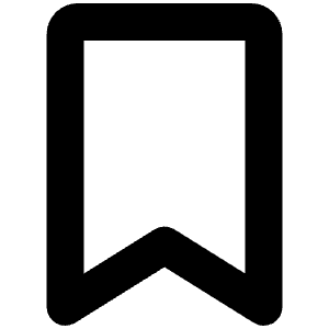 Bookmark Simple Bold Icon from Phosphor Bold Set