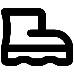 Boot Bold Icon from Phosphor Bold Set