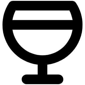 Brandy Bold Icon from Phosphor Bold Set