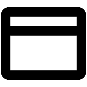 Browser Bold Icon from Phosphor Bold Set