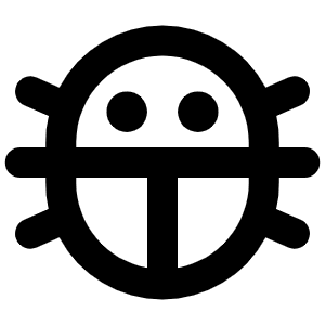 Bug Bold Icon from Phosphor Bold Set
