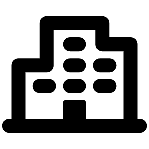 Building Apartment Bold Icon from Phosphor Bold Set