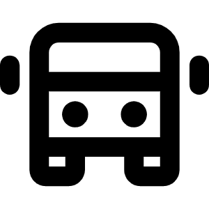 Bus Bold Icon from Phosphor Bold Set