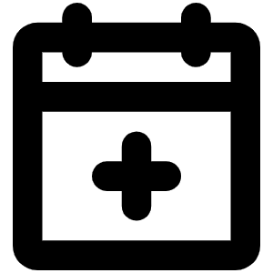 Calendar Plus Bold Icon from Phosphor Bold Set