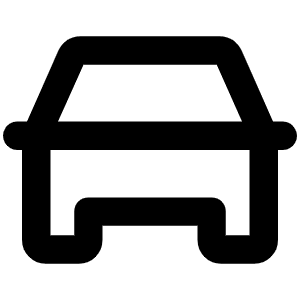 Car Simple Bold Icon from Phosphor Bold Set