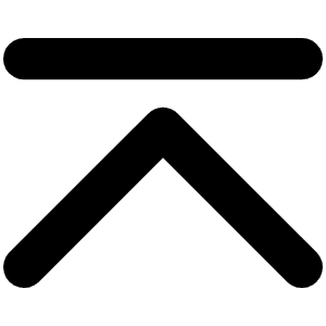 Caret Line Up Bold Icon from Phosphor Bold Set