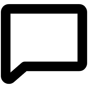 Chat Bold Icon from Phosphor Bold Set
