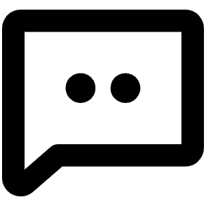 Chat Dots Bold Icon from Phosphor Bold Set