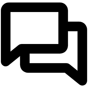 Chats Bold Icon from Phosphor Bold Set