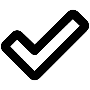 Check Fat Bold Icon from Phosphor Bold Set