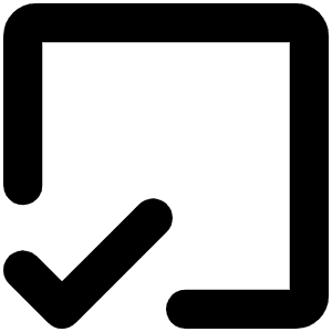 Check Square Offset Bold Icon from Phosphor Bold Set