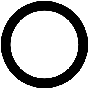 Circle Bold Icon from Phosphor Bold Set