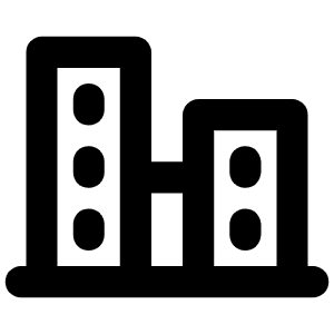 City Bold Icon from Phosphor Bold Set