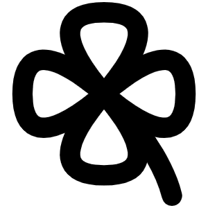 Clover Bold Icon from Phosphor Bold Set