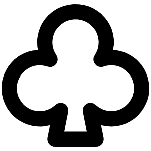 Club Bold Icon from Phosphor Bold Set