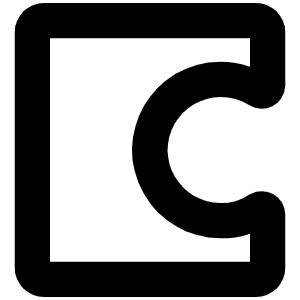 Coda Logo Bold Icon from Phosphor Bold Set