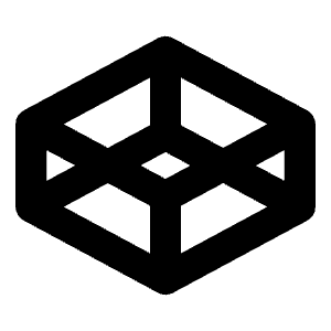 Codepen Logo Bold Icon from Phosphor Bold Set