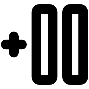 Columns Plus Left Bold Icon from Phosphor Bold Set