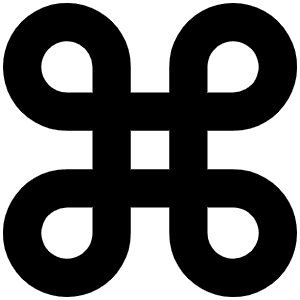 Command Bold Icon from Phosphor Bold Set