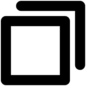 Copy Simple Bold Icon from Phosphor Bold Set