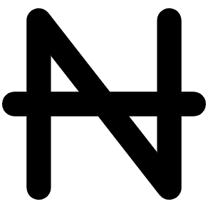 Currency Ngn Bold Icon from Phosphor Bold Set