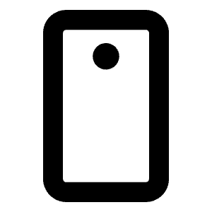 Device Mobile Camera Bold Icon from Phosphor Bold Set