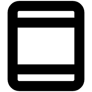 Device Tablet Bold Icon from Phosphor Bold Set