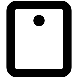 Device Tablet Camera Bold Icon from Phosphor Bold Set