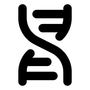 Dna Bold Icon from Phosphor Bold Set