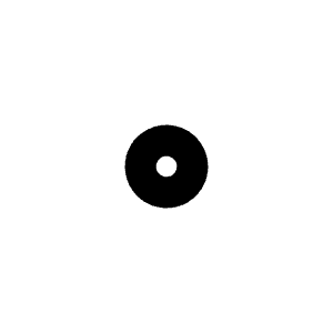 Dot Outline Bold Icon from Phosphor Bold Set