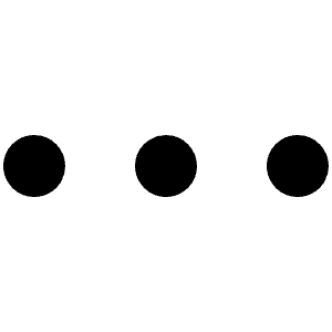 Dots Three Bold Icon from Phosphor Bold Set