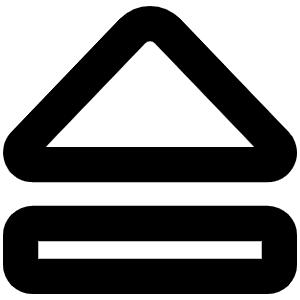 Eject Bold Icon from Phosphor Bold Set