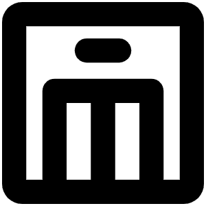 Elevator Bold Icon from Phosphor Bold Set