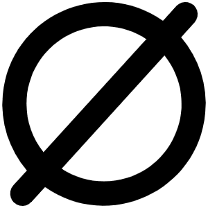 Empty Bold Icon from Phosphor Bold Set