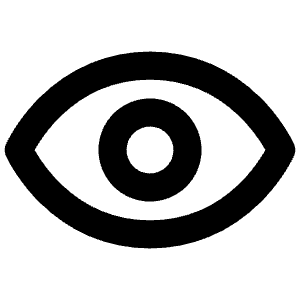 Eye Bold Icon from Phosphor Bold Set