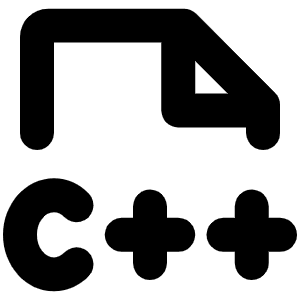 File Cpp Bold Icon from Phosphor Bold Set