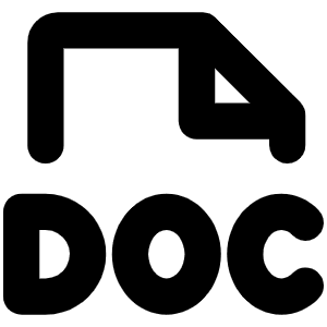 File Doc Bold Icon from Phosphor Bold Set