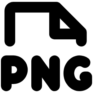 File Png Bold Icon from Phosphor Bold Set