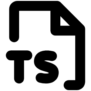 File Ts Bold Icon from Phosphor Bold Set