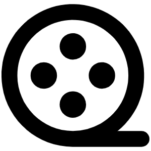 Film Reel Bold Icon from Phosphor Bold Set