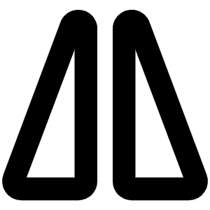 Flip Horizontal Bold Icon from Phosphor Bold Set