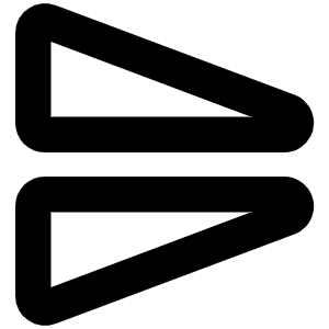 Flip Vertical Bold Icon from Phosphor Bold Set