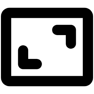 Frame Corners Bold Icon from Phosphor Bold Set