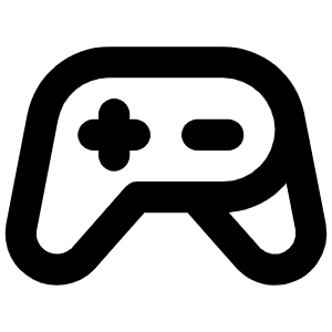 Game Controller Bold Icon from Phosphor Bold Set