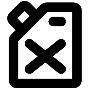 Gas Can Bold Icon from Phosphor Bold Set