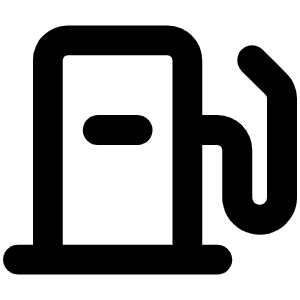 Gas Pump Bold Icon from Phosphor Bold Set