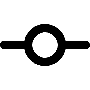 Git Commit Bold Icon from Phosphor Bold Set