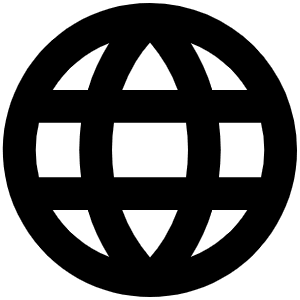 Globe Bold Icon from Phosphor Bold Set