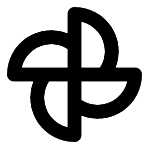 Google Photos Logo Bold Icon from Phosphor Bold Set